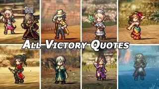 Who has the Best Victory Quote? - Octopath Traveler II