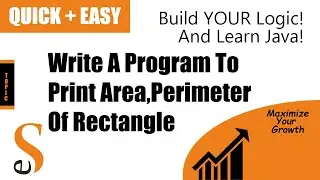 # 6 | AREA | PERIMETER OF RECTANGLE | JAVA | BLUEJ