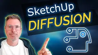 SKETCHUP DIFFUSION the extension to create renderings with A.I.