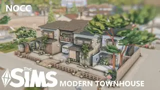 Modern Townhouse 🏘️ | NO CC | Sims 4 Speed Build