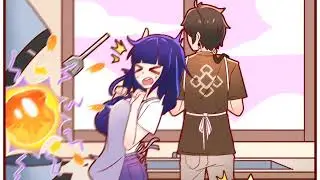 raiden cocking skills 🥺😭🤣😭🤣🤣😭#raidenshogun #raiden#nahida #zongli #vanti#funny