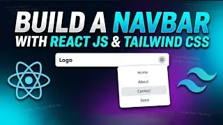 How to create responsive navbar in react js using tailwind css