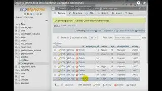 How to Insert data into database with PHP MySqli | PHP Tutorials in Urdu by zeeshan web