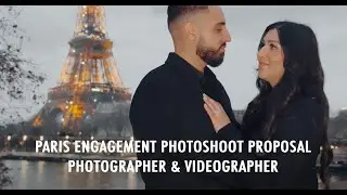 Paris Engagement Photoshoot Proposal Photographer & Videographer Creating Stunning Memories in Paris