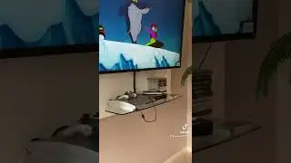 French Bulldog Wathing TV