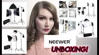 Unboxing Neewer Kit Softbox Illuminazione Studio Fotografico