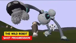 The Wild Robot | ROZ vs the RECO Shot Progression | Animation Breakdowns | 3D Animation Internships
