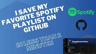 Save your favorite Spotify playlist on Github in less 2 minutes