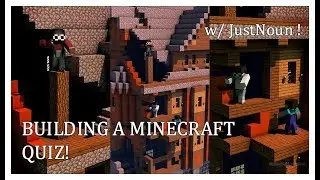 Hypixel Housing | Time lapse - Building a Minecraft Quiz! | w/ JustNoun