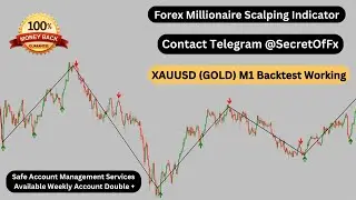 XAUUSD (GOLD) M1 Backtest Working | Forex Account/Fund Management Services | Forex Arrow Indicator
