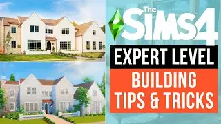 4 EXPERT Level Build Tricks You DIDN'T KNOW: Sims 4 Tutorial and Hacks 