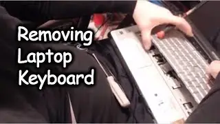 How to Remove Laptop Keyboard Toshiba Satellite A215