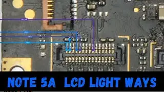 Note 5a display light problem and solution||note 5 a lcd ligh ways||