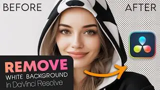 How To Remove a WHITE Background In DaVinci Resolve