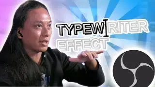 How To Make TYPED OUT Text In OBS Studio!