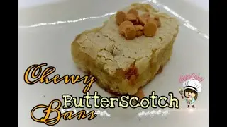 Chewy Butterscotch Bars