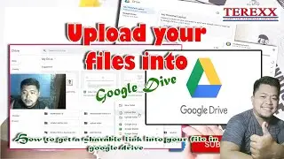 How to upload files into google drive and share your file to others