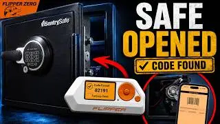 (609) Opening a Sentry Safe with a Flipper Zero & Recovering the Factory Code