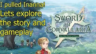 I pulled Inanna! Lets explore the story and gameplay - Sword of Convallaria