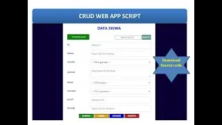WEB APP GOOGLE SHEETS | CRUD V 5