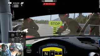 Assetto corsa competizione CAREER RACE WITH PIT STOP.