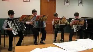 Квартет 2 го года обучения ДМШ им  Гедике
