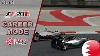 F1 2016 CAREER MODE | WHAT A START!! | Part 2 - Bahrain GP (Haas)