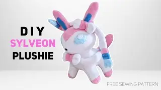 How to Make a Sylveon Plushie [Free Pattern]