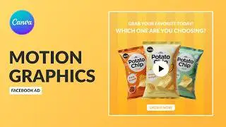 How to Make a Motion Graphics Ad in Canva Free 🔥