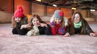 Levendige kinderfotografie in de schaatshal Silverdome Zoetermeer