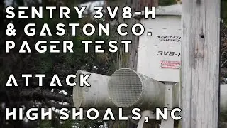 Sentry 3V8-H Siren Test & Gaston Co. Pager Test, Attack, High Shoals, NC