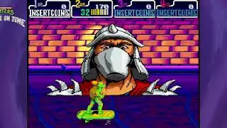 The Cowabunga Collection - Turtles in Time Arcade Full Playthrough