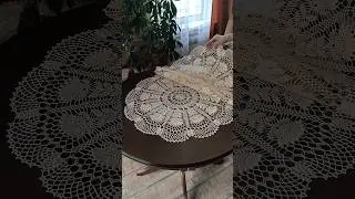Сестренки близняшки, ажурные салфетки крючком.
