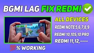 Bgmi lag fix in Redmi low end device 🔥 | How to fix lag Pubg in redmi | Lag fix Bgmi realme phones