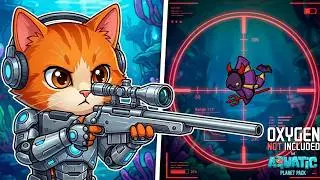 Новая база - цель №1 - найти и обезвредить! |The Aquatic Planet Pack DLC | Oxygen not included |
