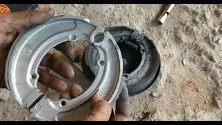 How To Replace Rear Brake Shoe For Royal Enfield