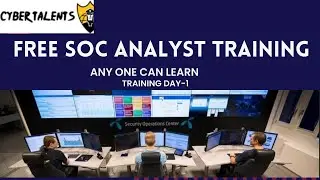 SOC Analyst Training day 1 Introduction to Cyber Security and cyber security career
