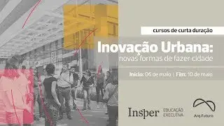 Curso de Inovação Urbana | Inscrições abertas