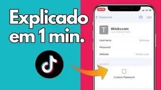 Como ver a senha do TikTok no iOS 18