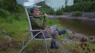 Dagar och nätter med laxfiske i Gaula