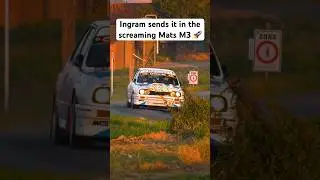 Chris Inngram goes flat-out with the MATS M3 at Ypres Rally 2024 #rally #rallye #fun