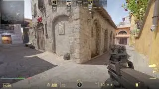CS2 1v5 Round with P90 [Inferno]