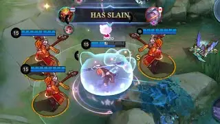Angela with the King of Monkeys