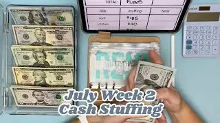 July Week 2 Cash Envelope Stuffing || Two Full-Time Incomes