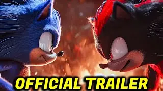 Sonic The Hedgehog 3 Official Trailer - Shadow Is Here!