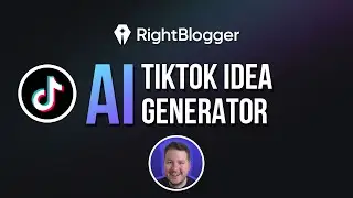TikTok Content Ideas Generator - RightBlogger Tool Demo
