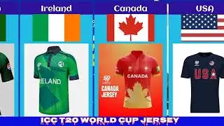 icc t20 world cup 2024 all team jersey