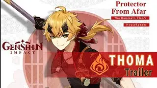 Thoma Trailer 'Protector From Afar' | Genshin Impact 2.2 live stream cutscene.