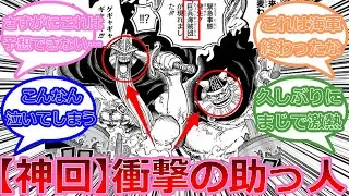 【最新1106話】衝撃の助っ人に興奮を隠せない読者の反応集【ワンピース反応集】