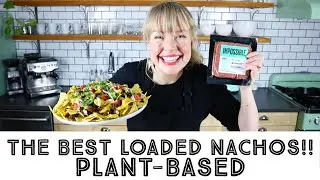 The Best Loaded Nachos with Impossible™ Beef Made From Plants